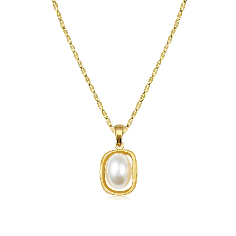 Oval Simple Necklace 